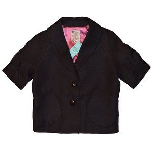 NWT Chloe Boutique Tulle textured bolero jacket